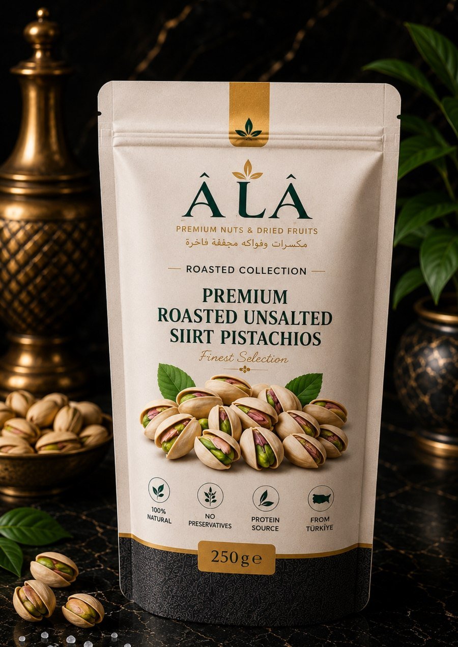 Roasted Unsalted Siirt Pistachios