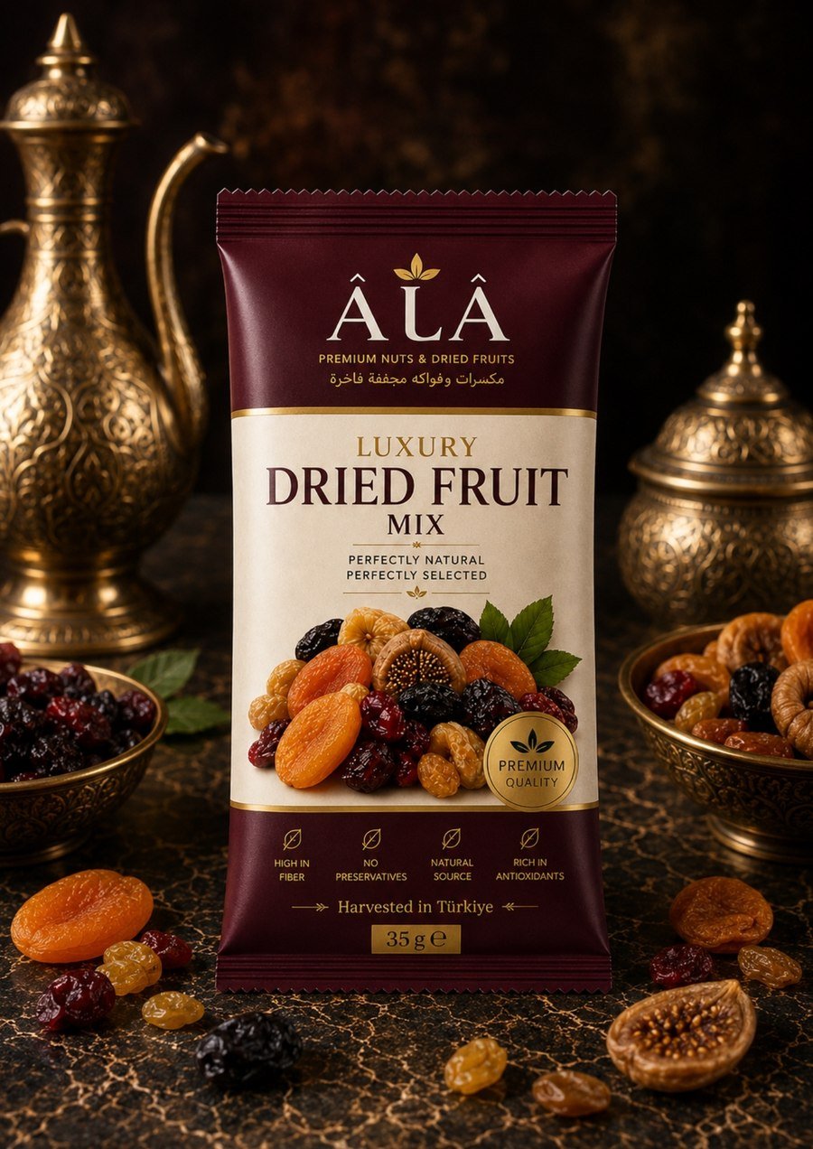 Luxury Dried Fruit Mix, Snack Pack